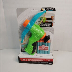 Mini Crossbow Shooter toy Pistol with 5 Long Distance Darts Air Warriors